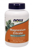 NOW Magnesium Citrate 400 mg 120 Vcaps